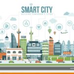 Ilustrasi konsep Smart City di Indonesia dengan integrasi teknologi digital