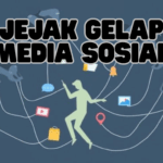 Ilustrasi jejak gelap media sosial mencakup cyberbullying, hoaks, ujaran kebencian, dan propaganda politik di Indonesia.